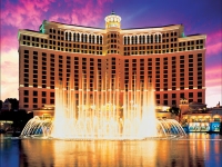 Bellagio Hotel and Casino Exterior view with fountains