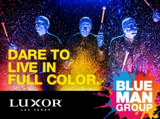 Blue Man Group Photo Las Vegas Luxor