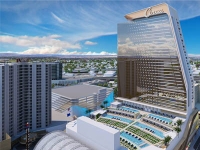 Circa Las Vegas Pool Deck View
