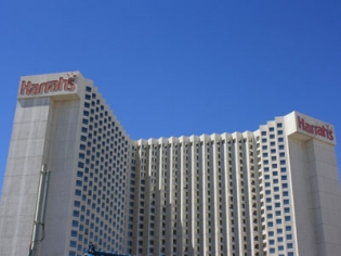 Front View of Harrah's Hotel