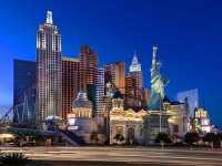 NYNY Las Vegas Hotel at Dusk